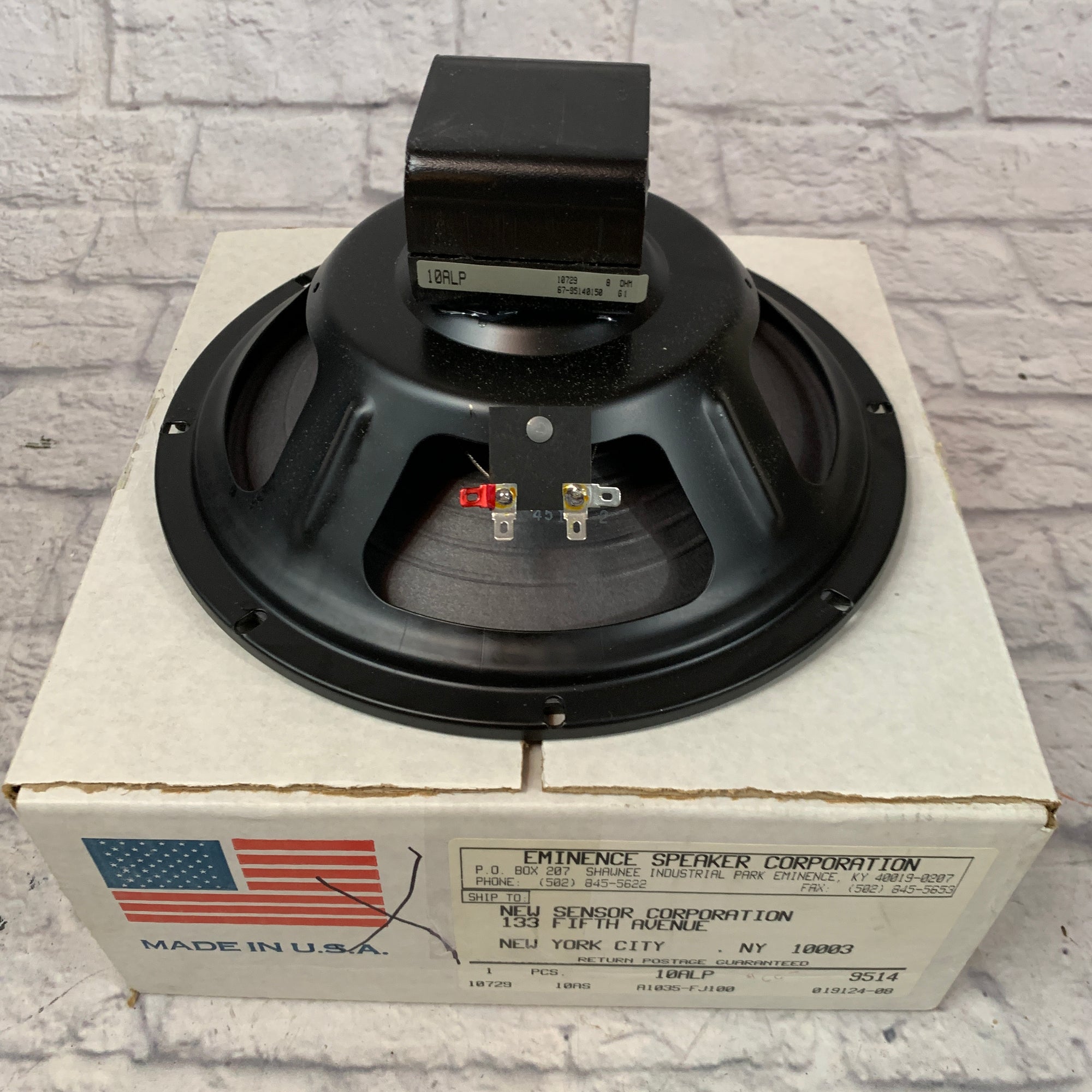 Eminence 10 inch 8 Ohm Speaker