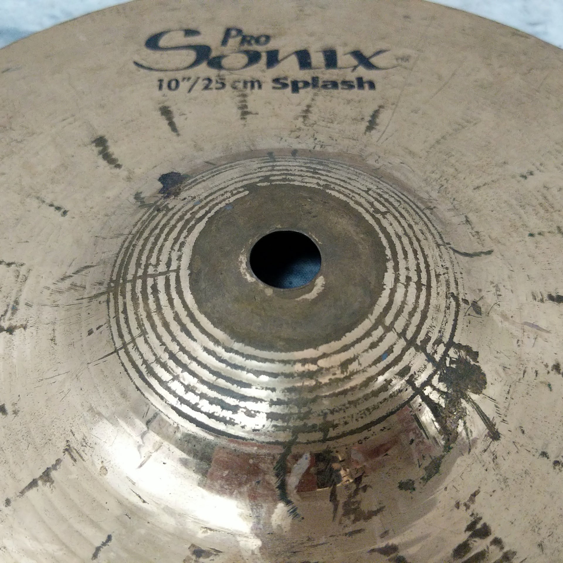 Sabian Pro Sonix 10in Splash Cymbal - Cracked
