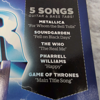 Guitar World August 2014 Metallica | The Who | Soundgarden Magazine