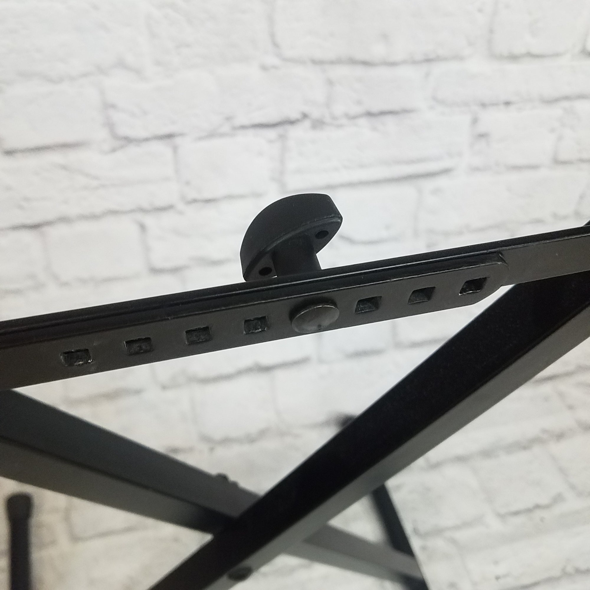 Black X-Braced Keyboard Stand