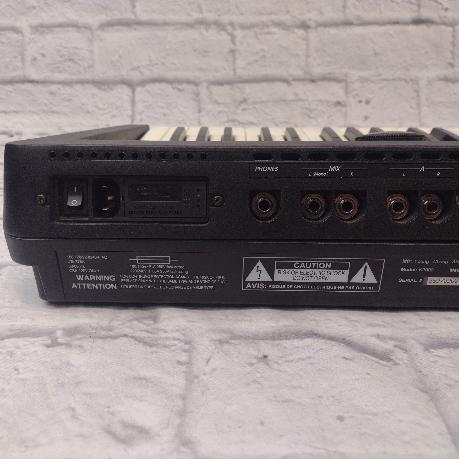 Kurzweil K2000 61-Key Synthesizer - Evolution Music
