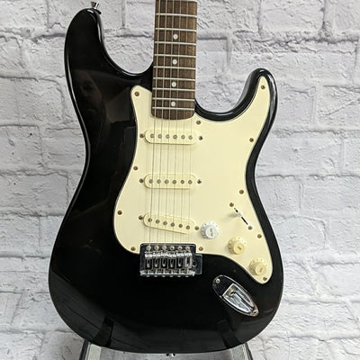 J Reynolds Strat Style Electric Guitar Black