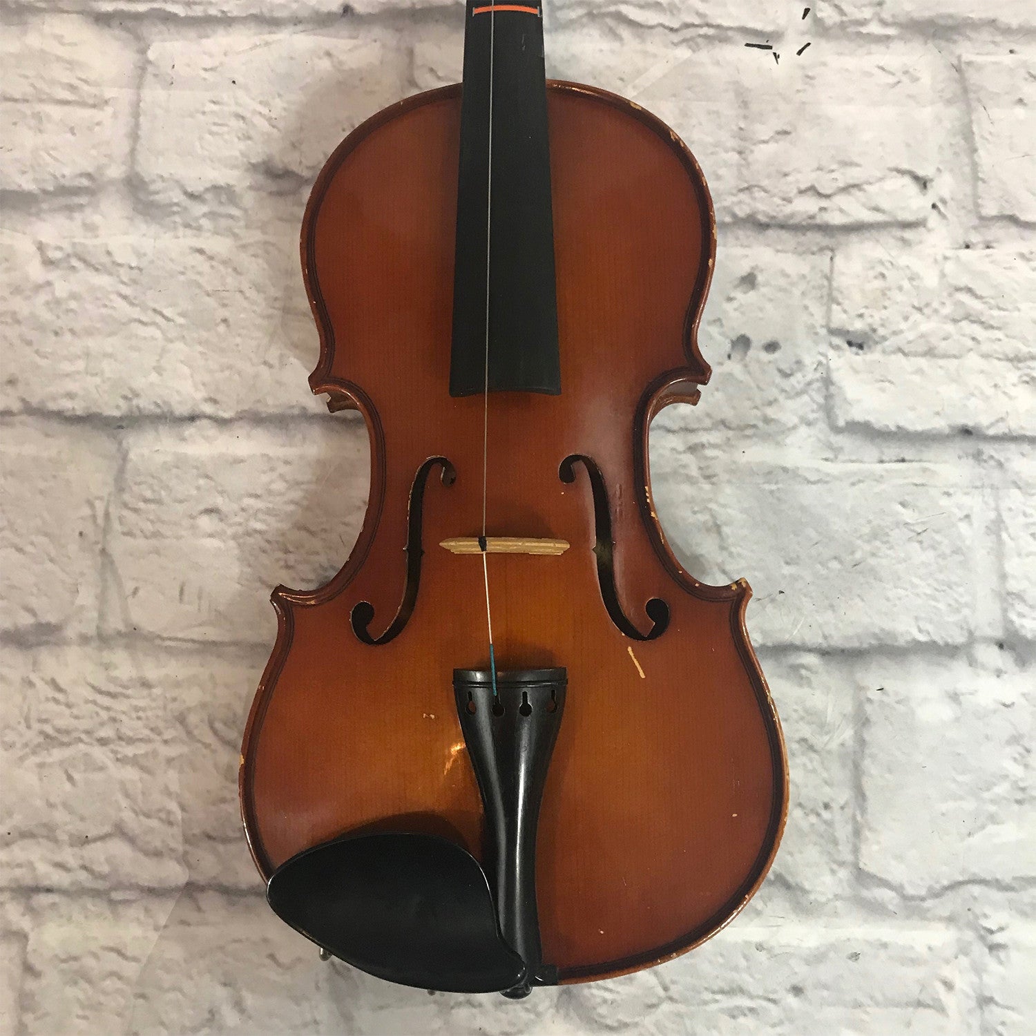 Knitting P19KT 3/4 Sized Violin w Case and Bow As-Is