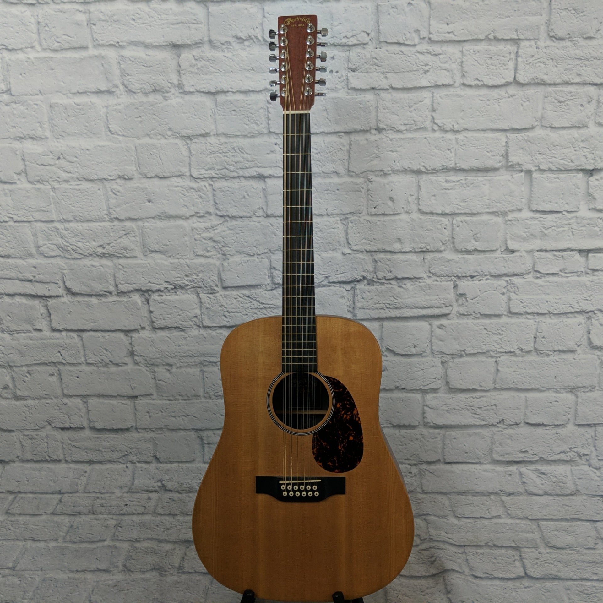 Martin D12X1AE Dreadnought Acoustic 12 String Guitar Natural