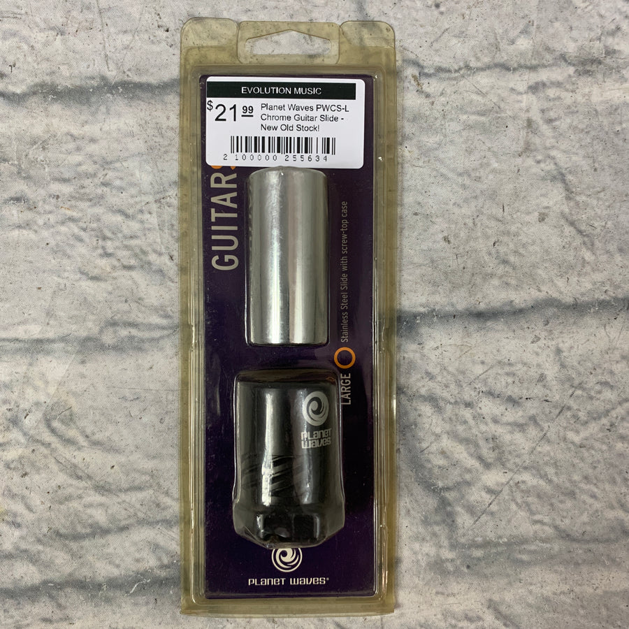 Planet Waves PWCS-L Chrome Guitar Slide - New Old Stock!