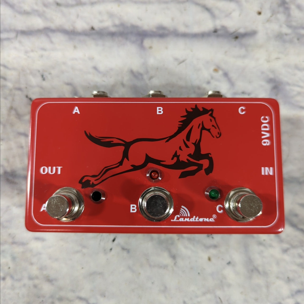 Landtone 3 Pedal Looper - Red