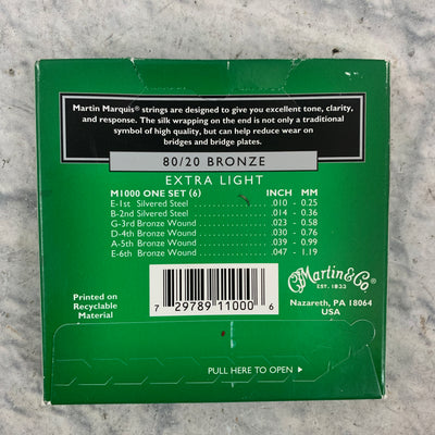 Martin Marquis Extra Light 10-47 Acoustic Bronze Guitar Strings