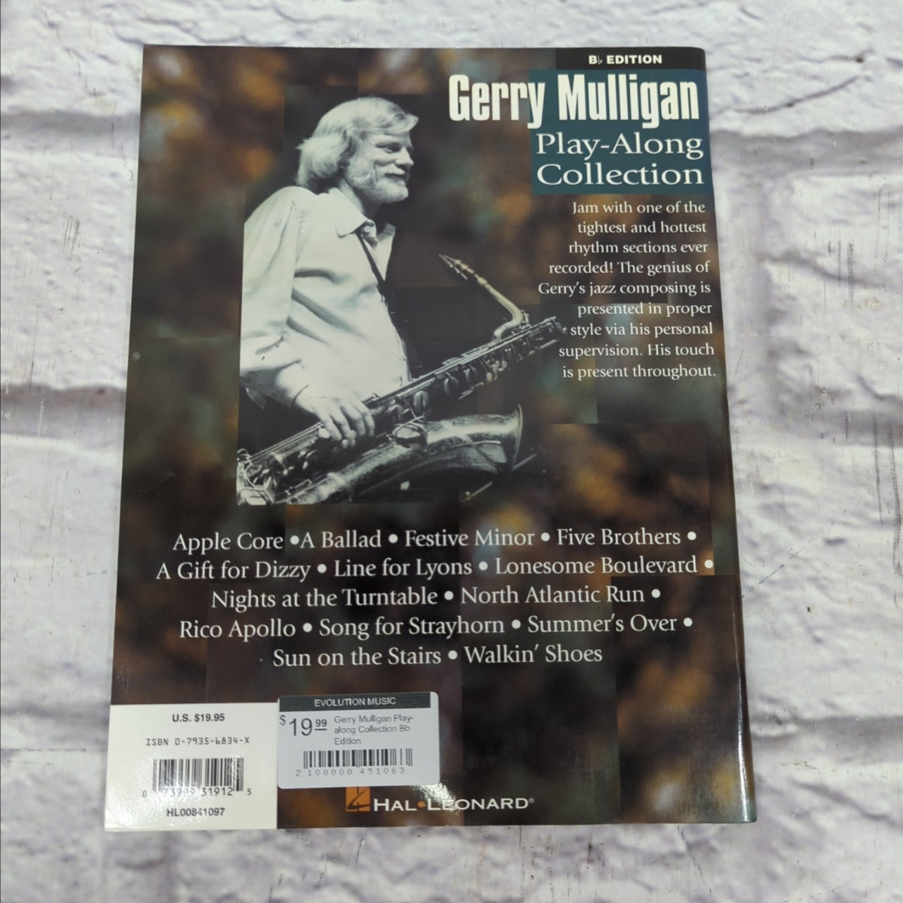 Gerry Mulligan Play-along Collection Bb Edition