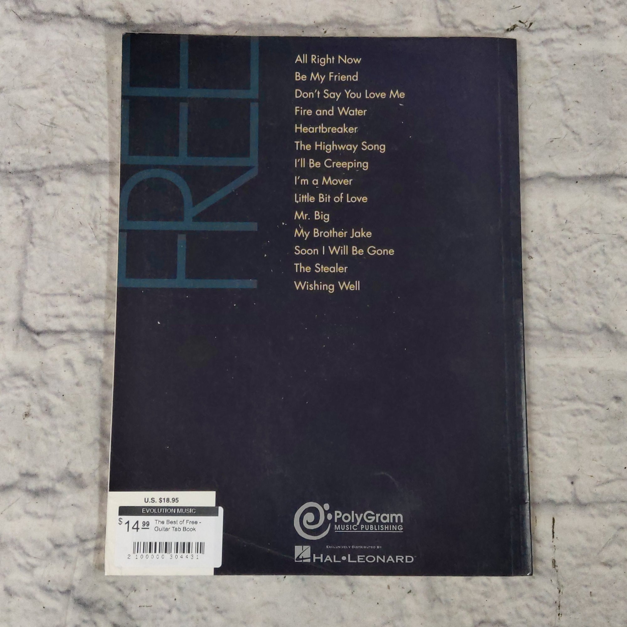 The Best of Free - Guitar Tab Book