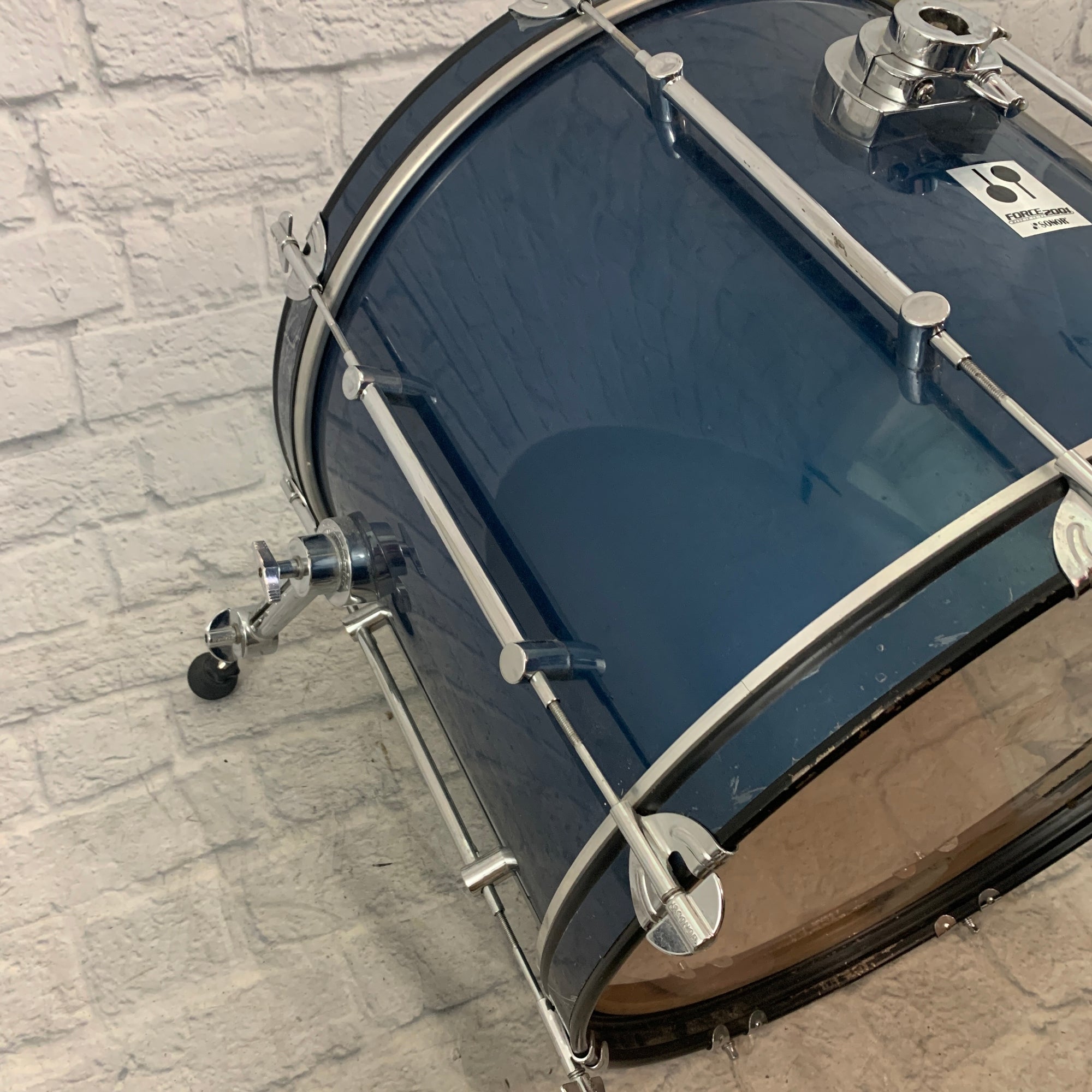 Sonor Force 2001 22" x 16" Bass Drum - Blue Wrap