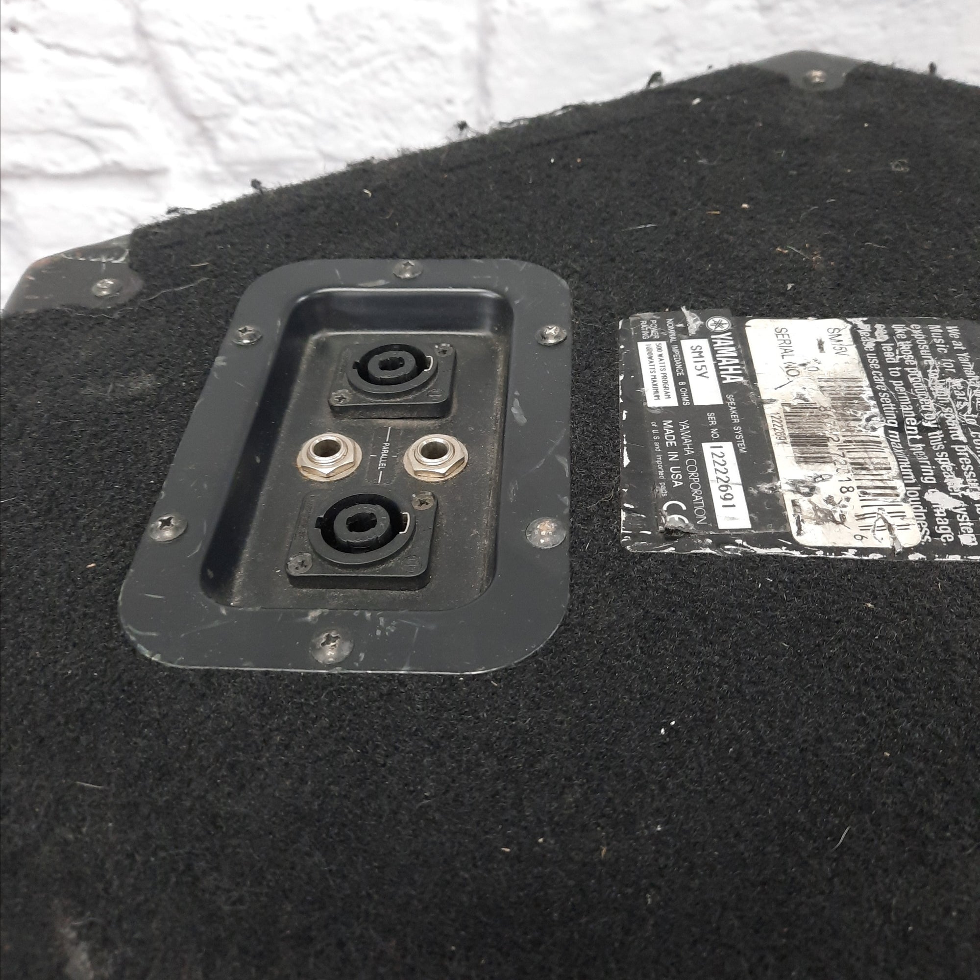 Yamaha Club V Series SM15V Monitor Wedge 15" Passive PA Speaker
