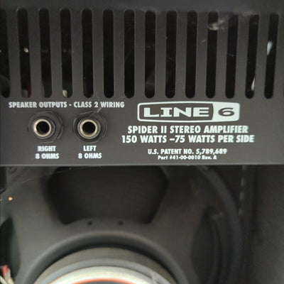 Line 6 Spider II 150 Watt 2x12 Combo with FBV Express Footswitch