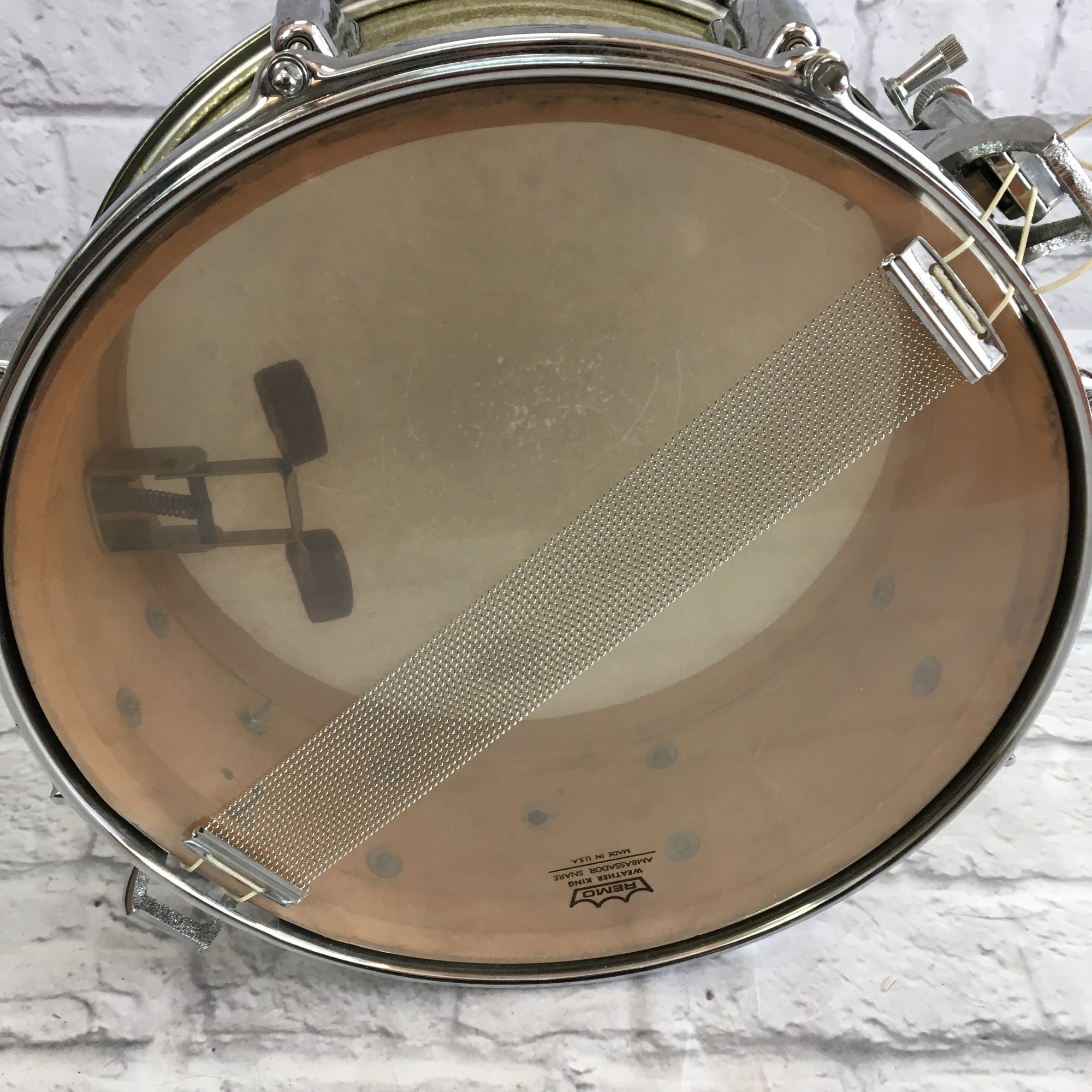 Vintage Slingerland 14x5.5 Silver Sparkle Snare Drum