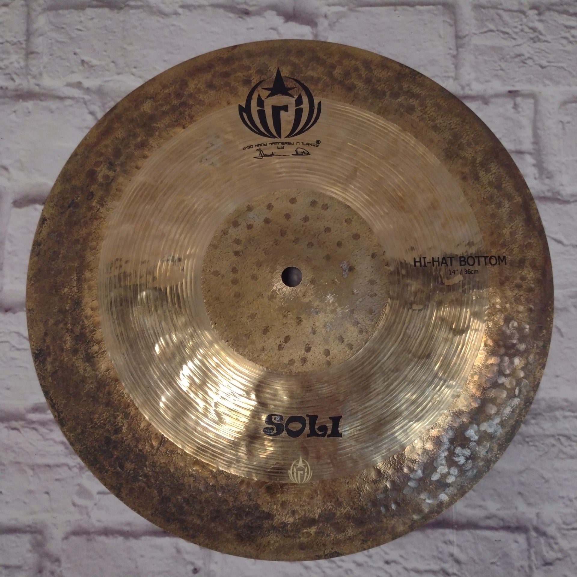 Diril 14 Soli Hi Hat Cymbal Pair CRACKED
