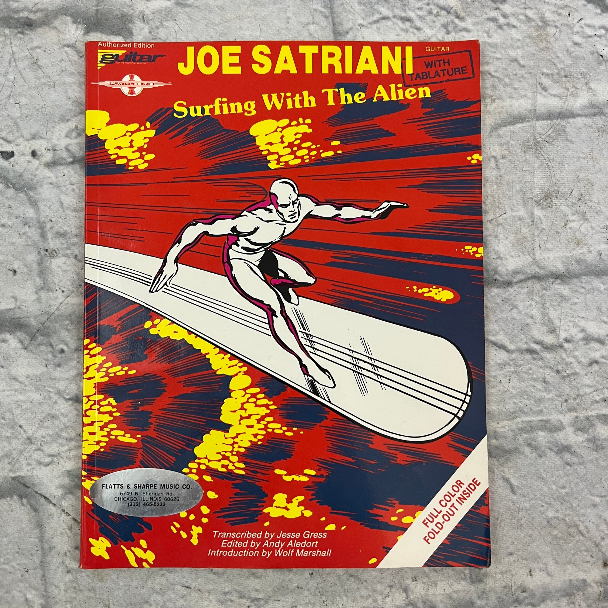 Cherry Lane Music Joe Satriani Surfing With The Alien Guitar