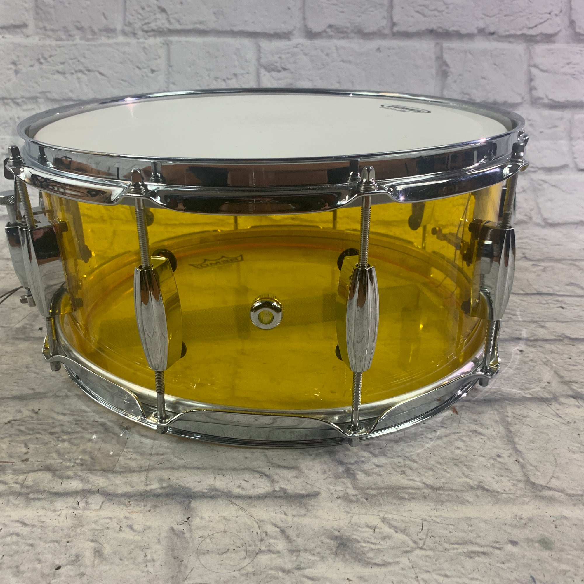 Custom Yellow Acrylic Snare 14x6.5 Snare