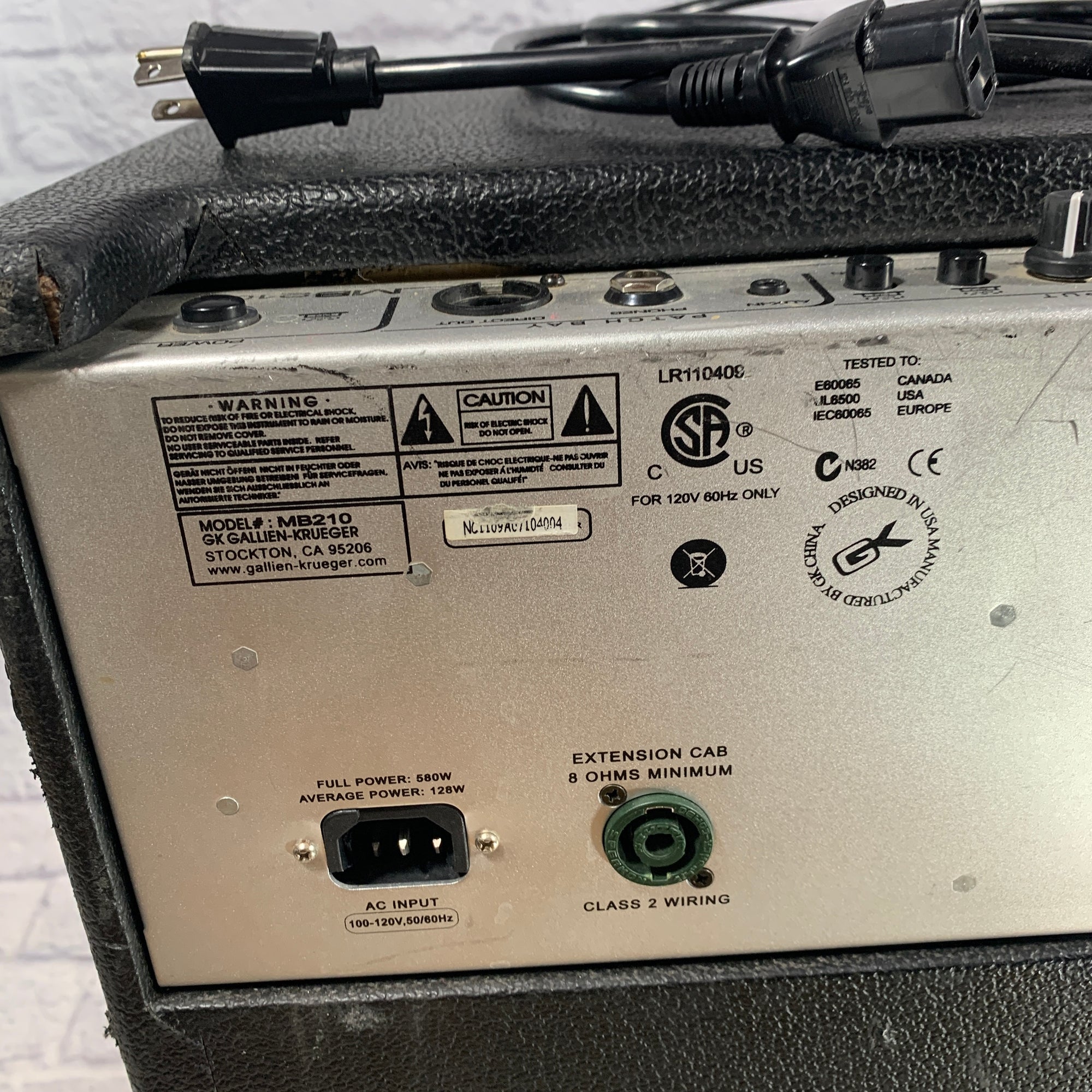 GK MB210 Bass Guitar Combo Amp Evolution Music