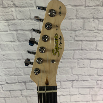 Squier Affinity Series Telecaster Race Green Electric Guitar