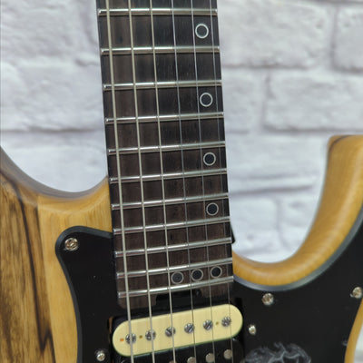 Schecter Sun Valley Super Shredder Exotic HT Black Limba Electric Guitar