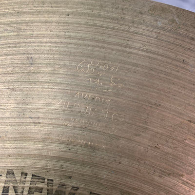 Zildjian 14" New Beat Hi Hats Pair Hollow Logo Stamp 70s 80s
