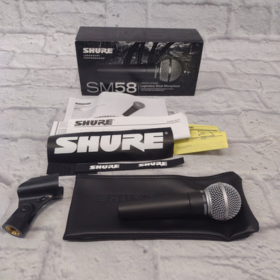 Shure SM58 w/ Box Microphone