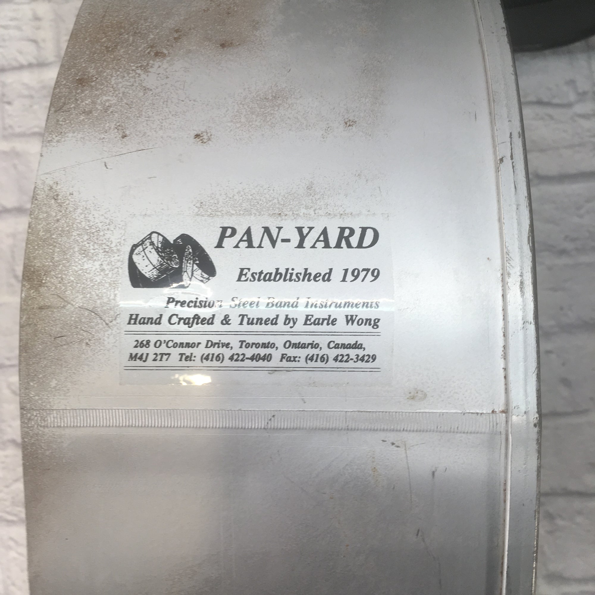 Panyard Double Seconds 2of2 23in 15 Note Steel Drum w/ Case