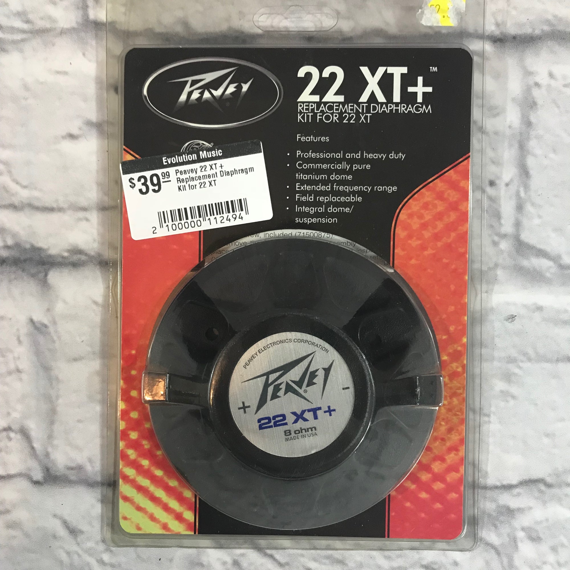 Peavey 22 XT+ Replacement Diaphragm Kit for 22 XT