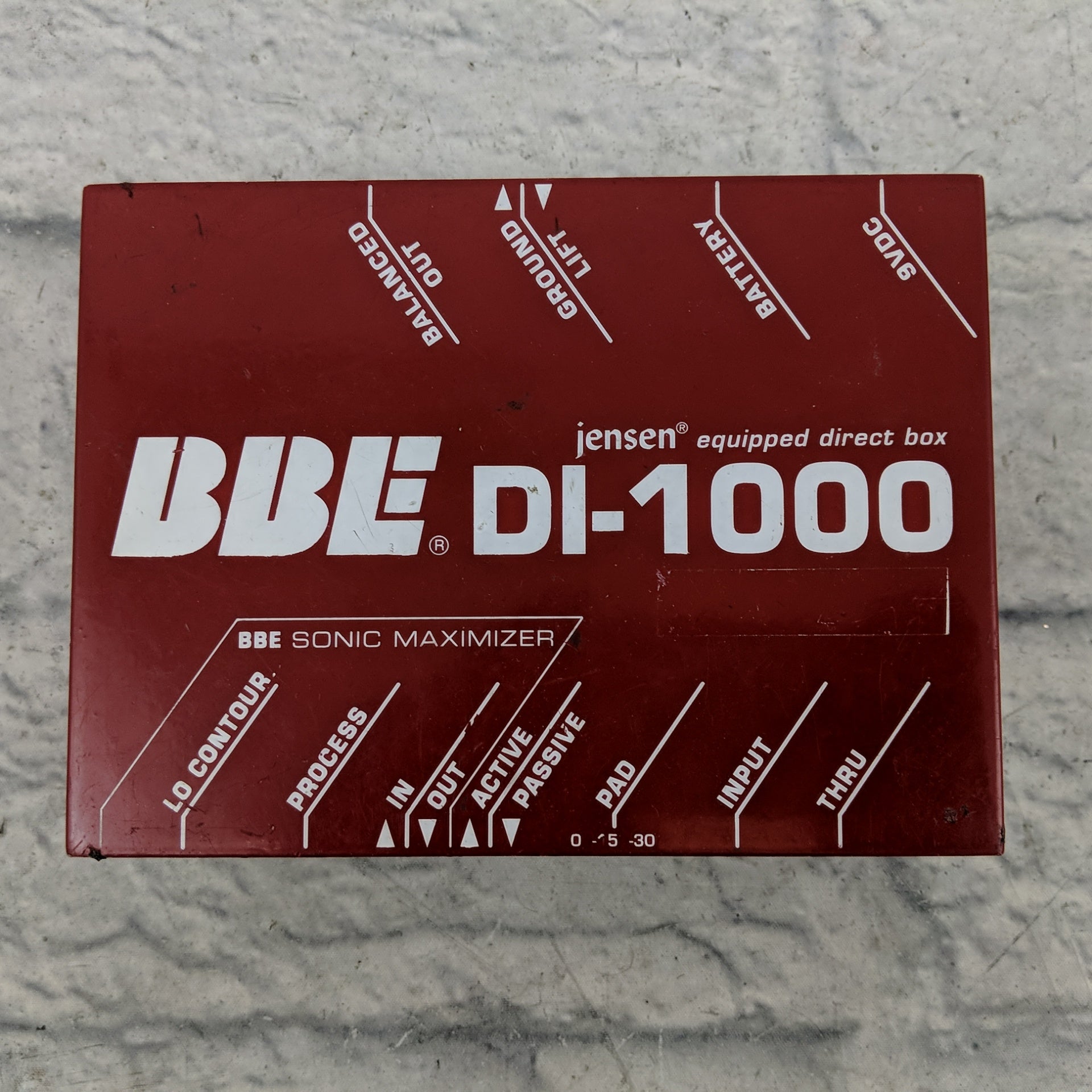 BBE DI-1000 Jensen-Equipped Direct Box with Sonic Maximizer
