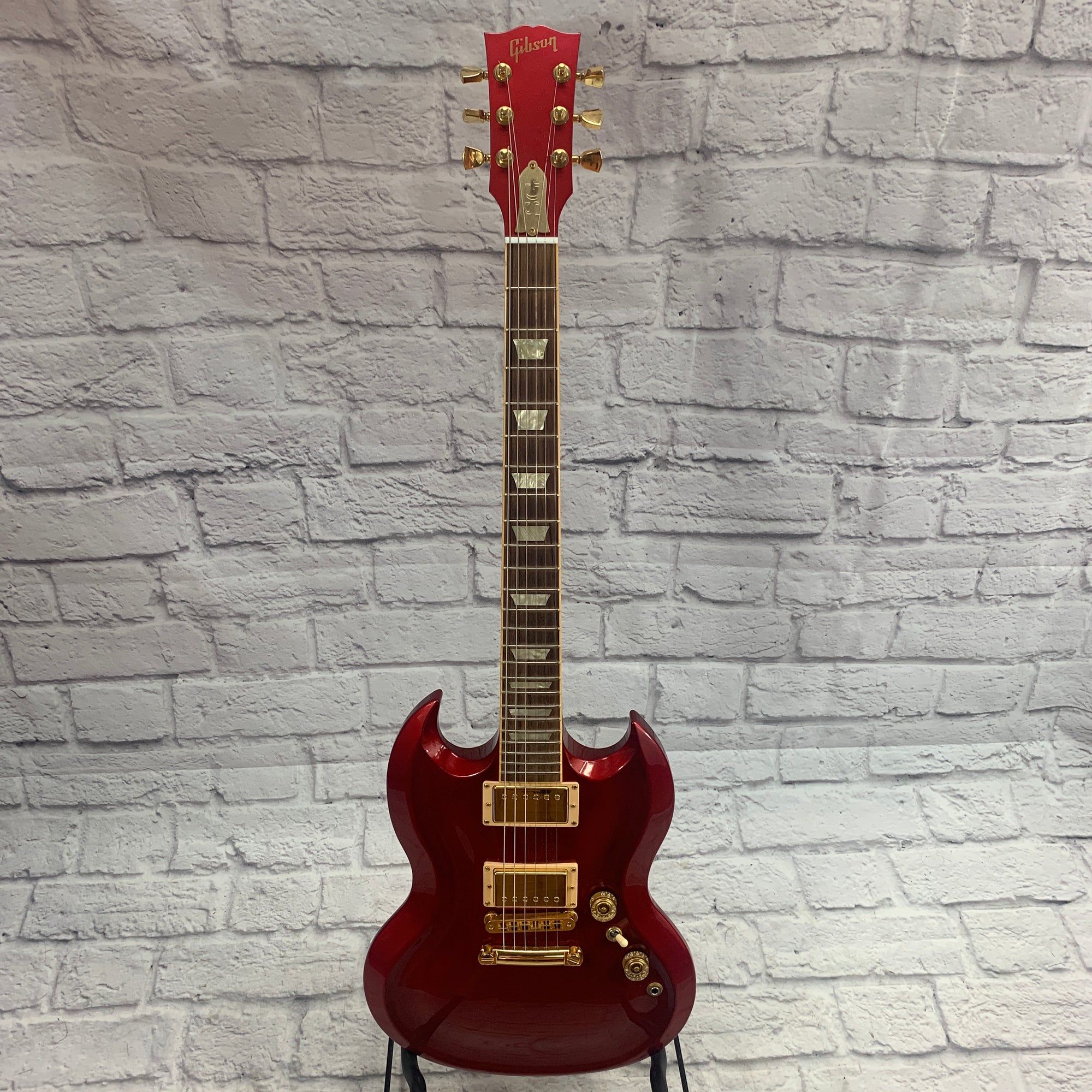 Gibson USA SG Diablo レフティ仕様 2008 Gibson Sg Diablo Metallic Red #428 ~Super Clean~ | Guitar Chimp
