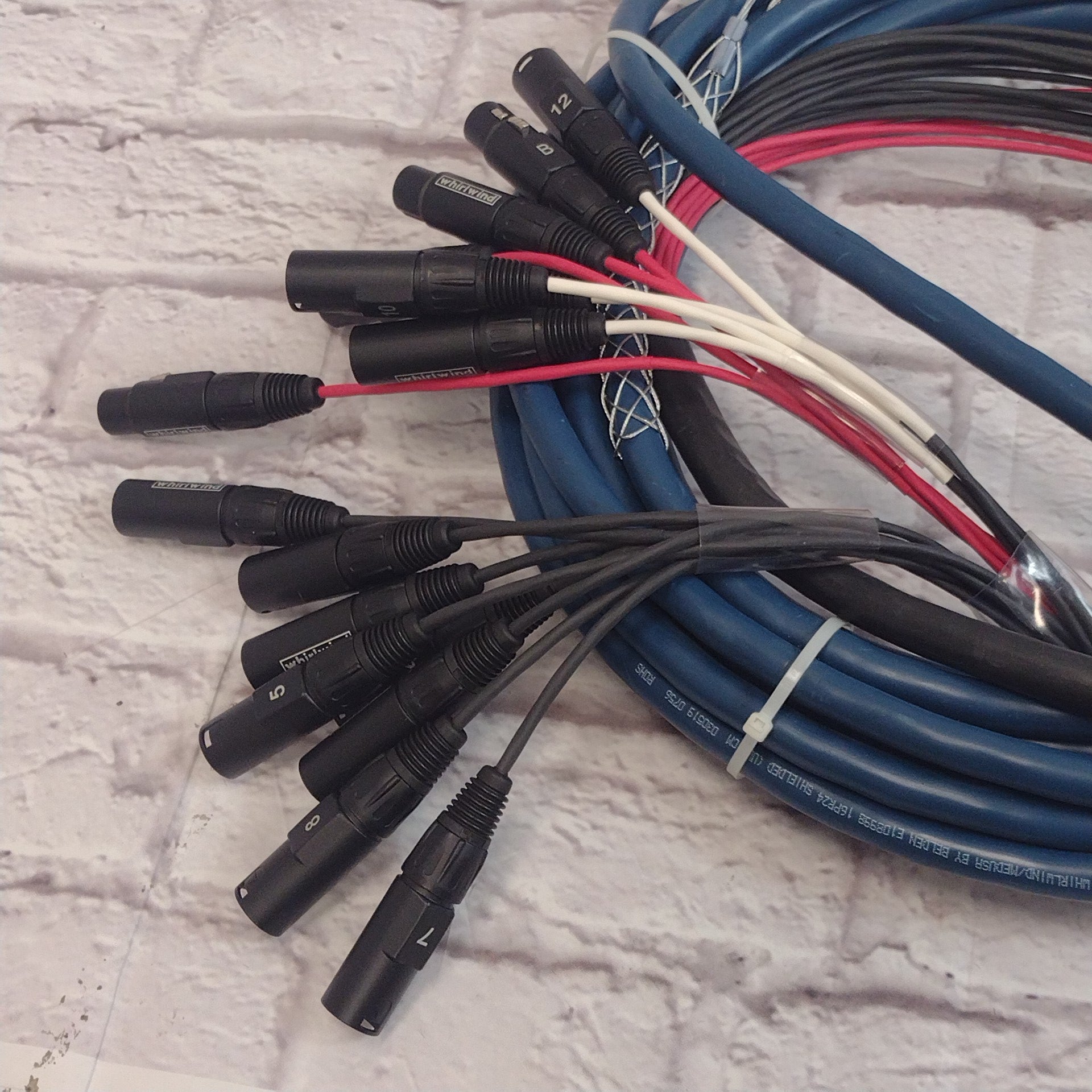 Whirlwind Medusa MS12-4-X-050 12 Input 4 Return 50 Foot Snake