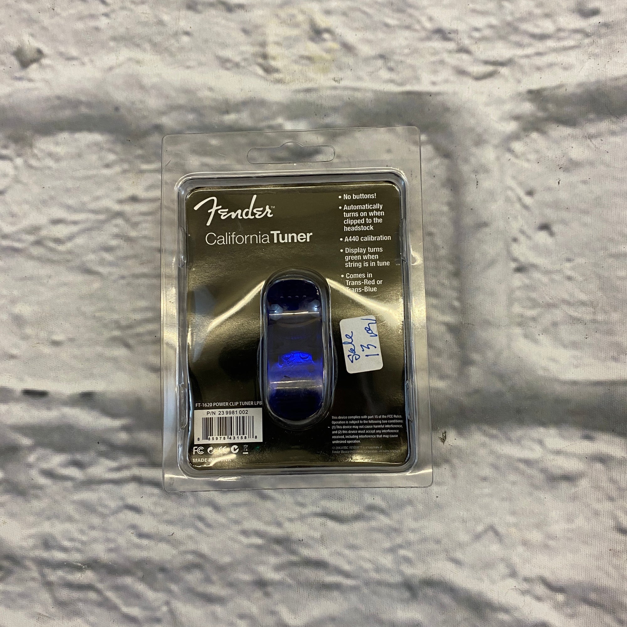 Fender FT-1620 California Tuner - Blue