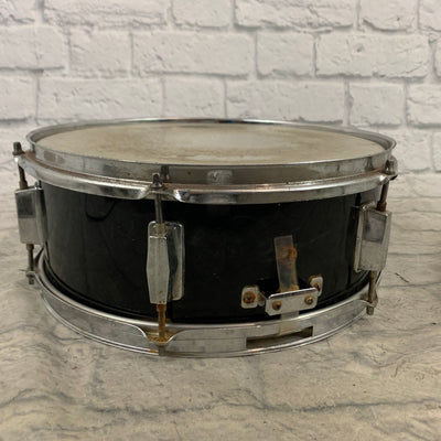 Unknown 6-Lug Wood Shell Snare - Black Wrap