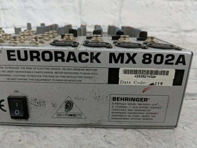 Behringer MX 802A Mixer