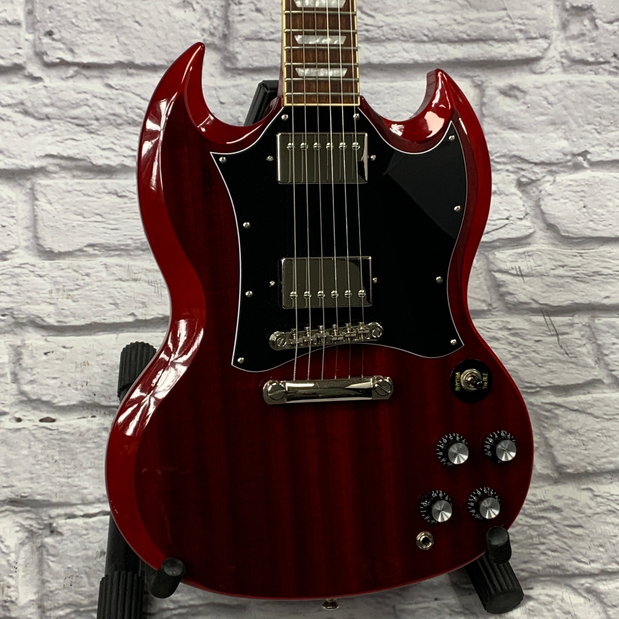 Epiphone SG PRO レッド ギター Epiphone SG Jr 90 Electric Guitar - Satin Red - Evolution Music