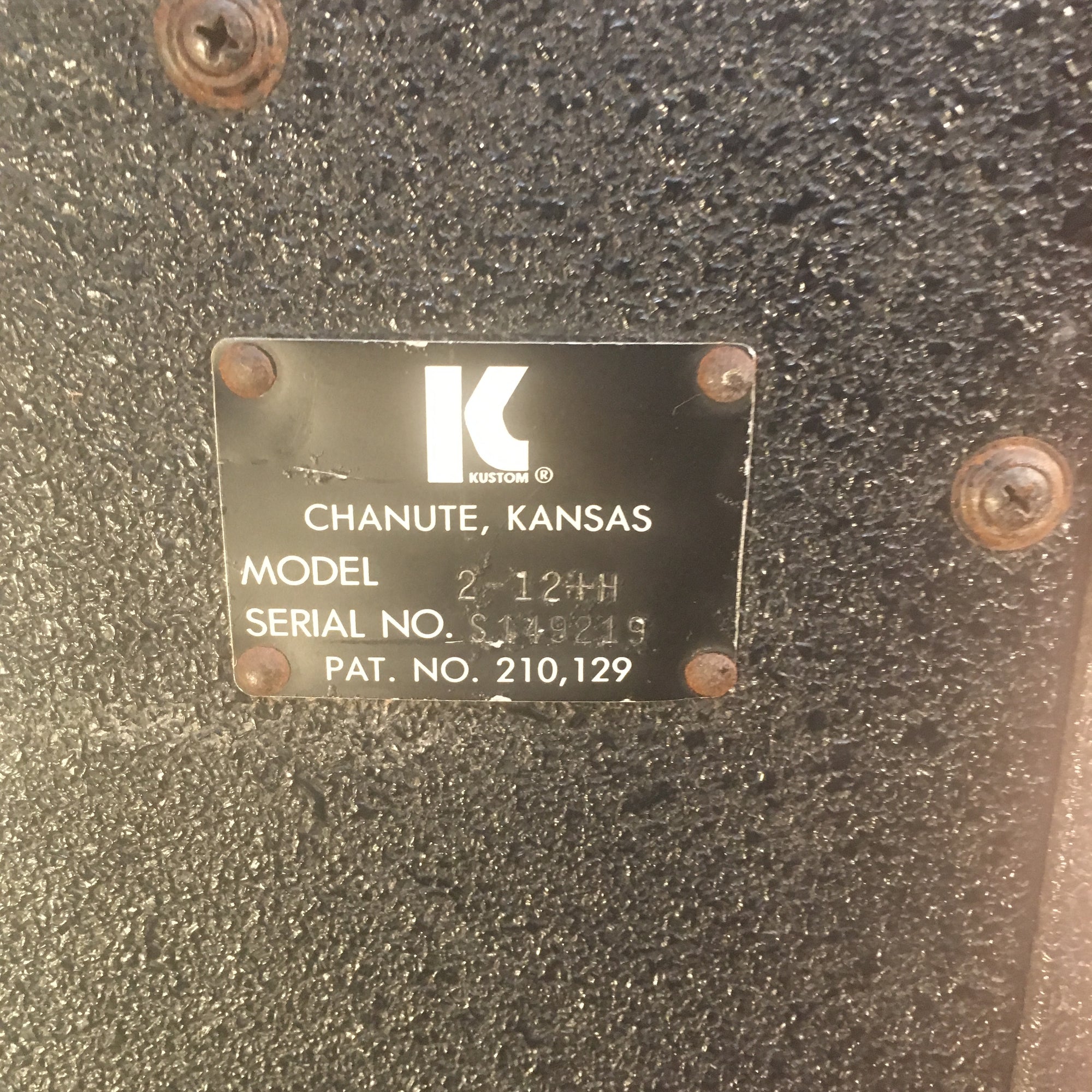 Kustom 2x12 Plus Horn Speaker Tower
