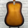 Vintage 1960s Framus Texan Sunburst Acoustic Guitar