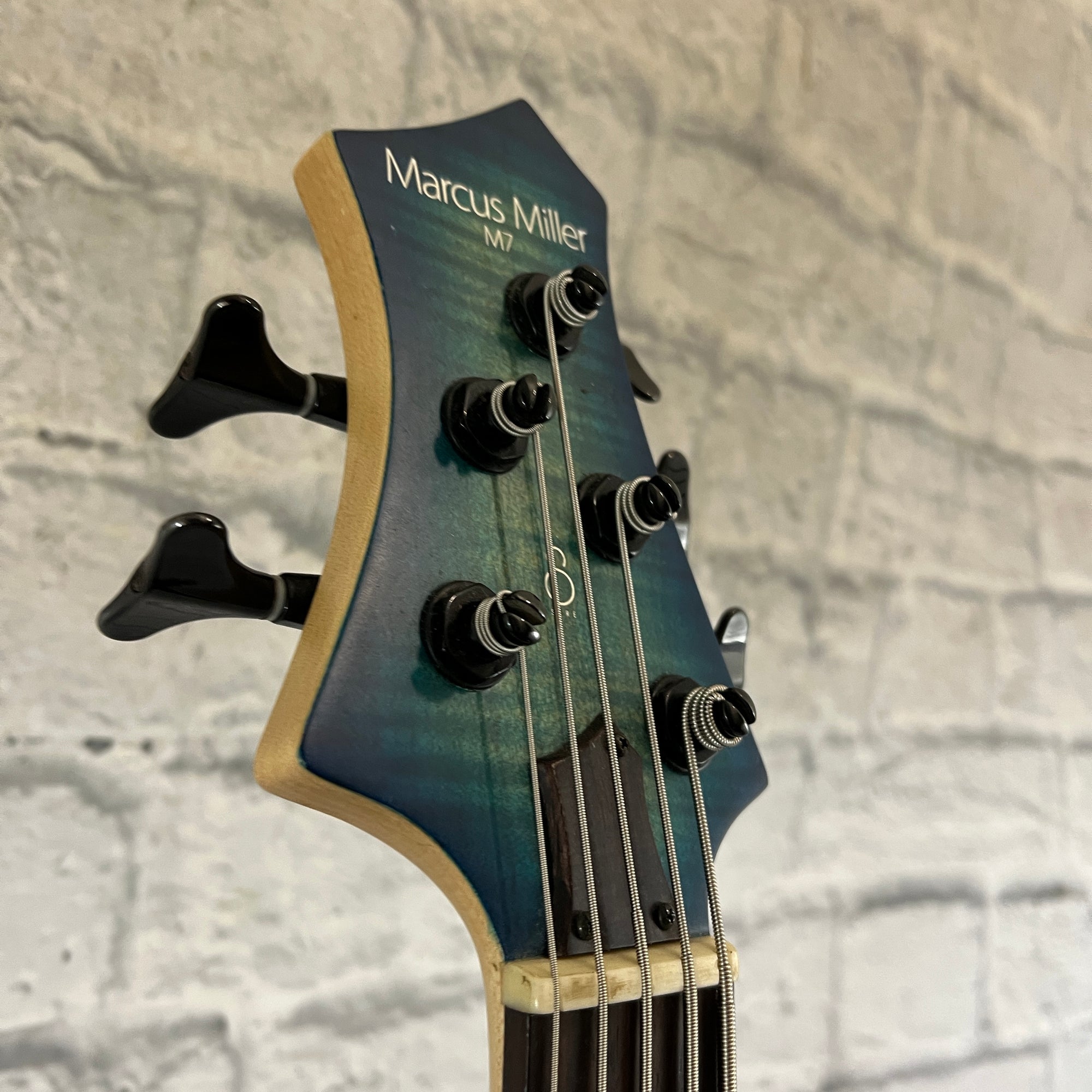 Sire Marcus Miller M7 Left-Handed 5-String Electric Bass - Transparent Blue w/ Gig Bag
