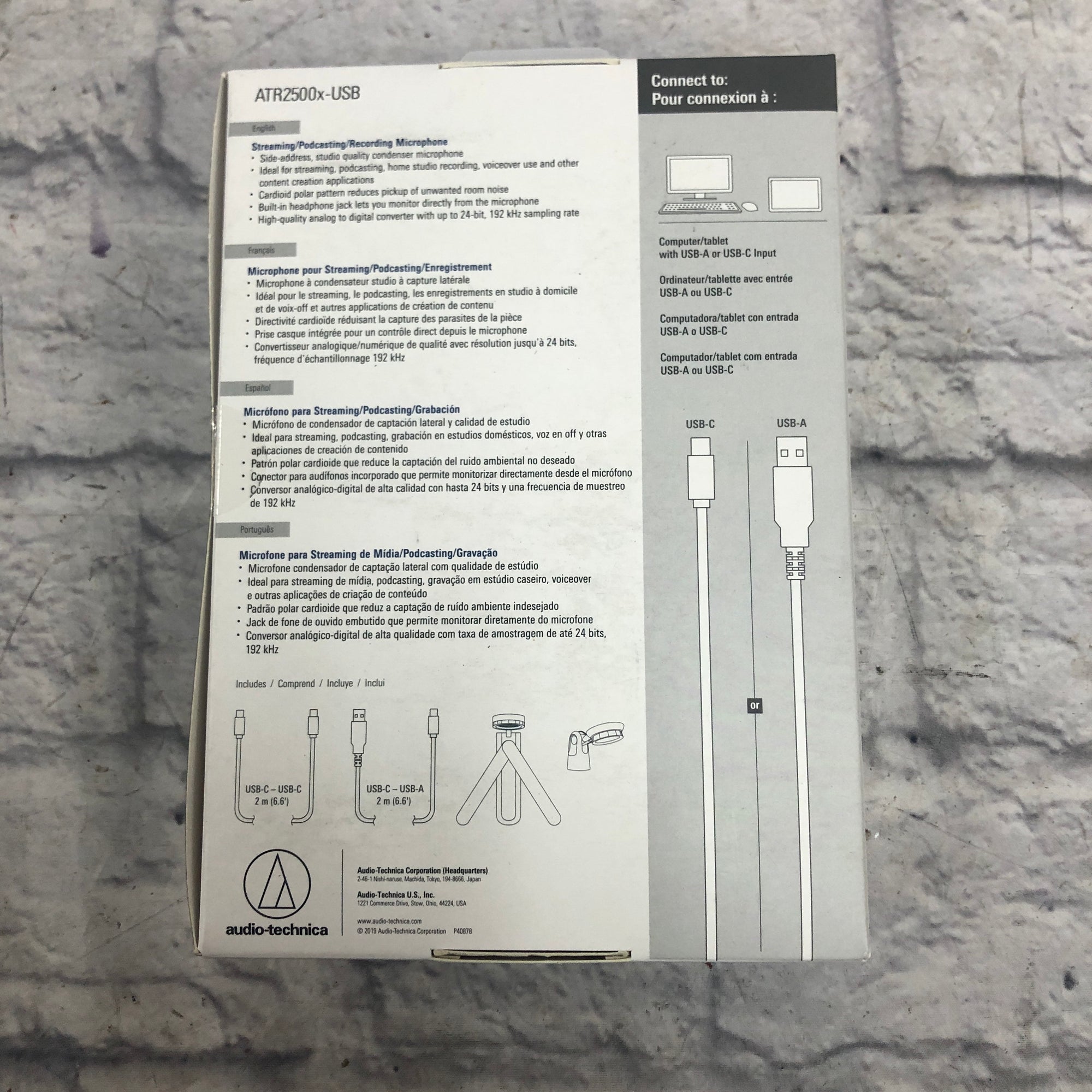 Audio Technica ATR2500USB USB Condenser Microphone