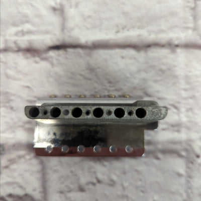 Unknown Stratocaster Tremolo Bridge Block with Saddles