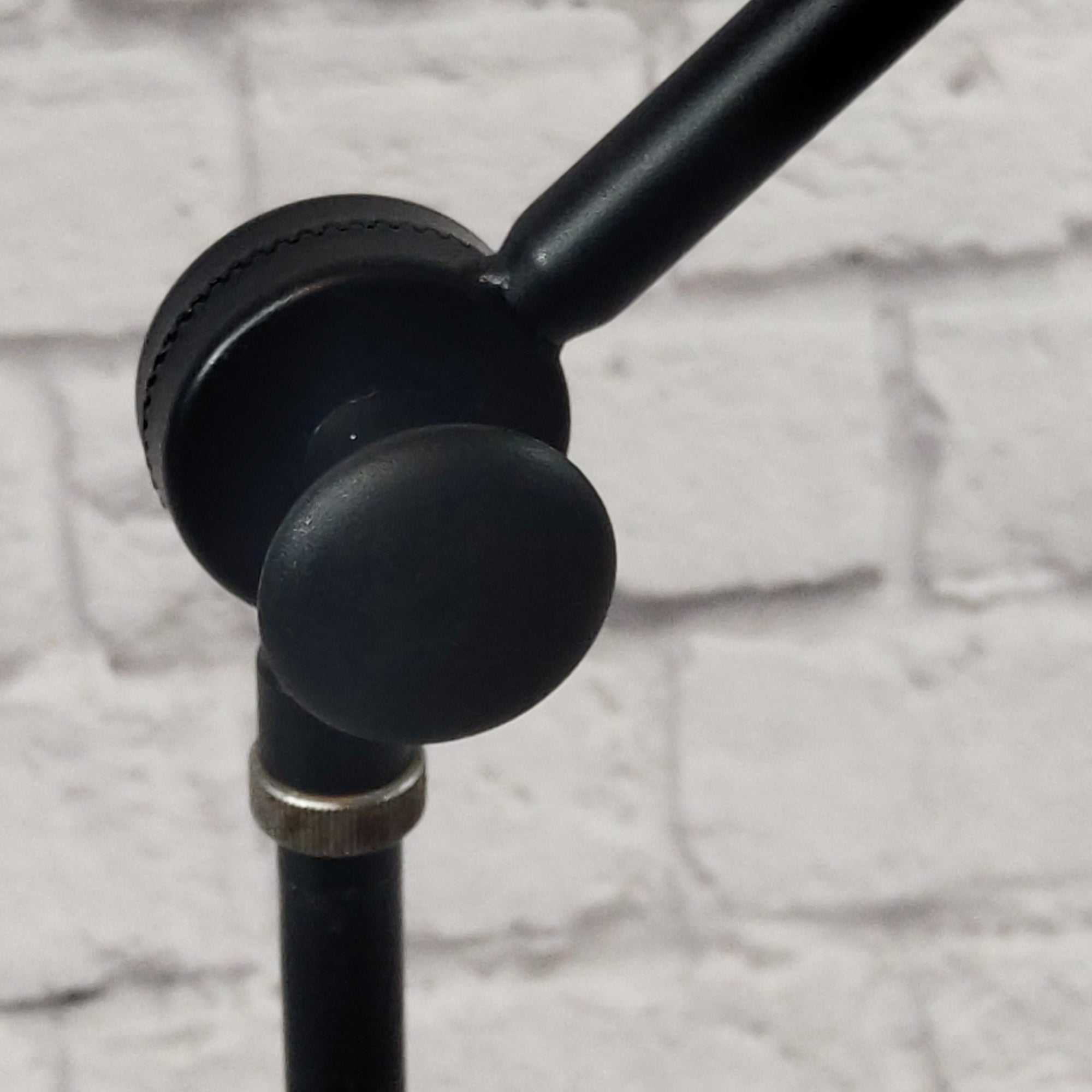 On-Stage Short 13.5 inch Boom Microphone Stand with Heavy Tripod Base