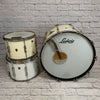 Ludwig WFL 3-Piece Drum Kit White