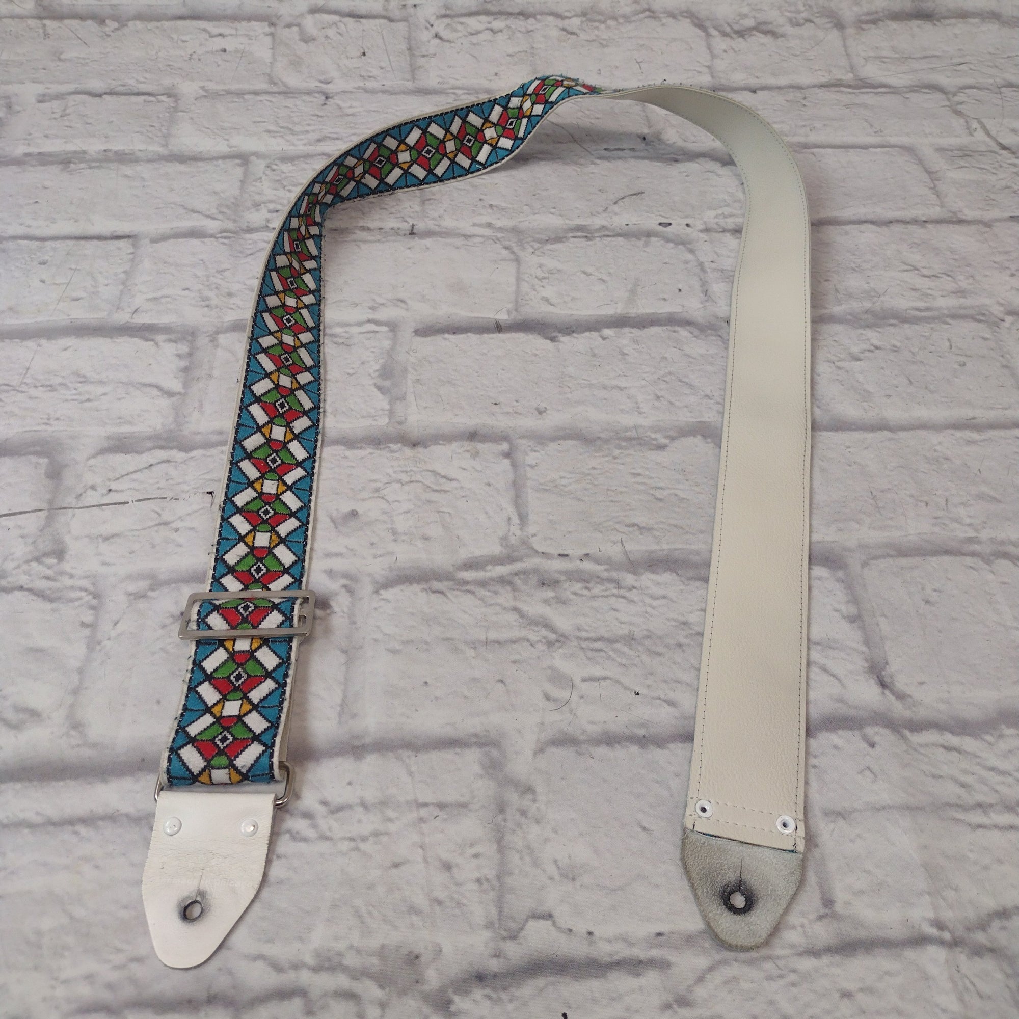 Souldier Stained Glass Vintage Style Guitar Strap