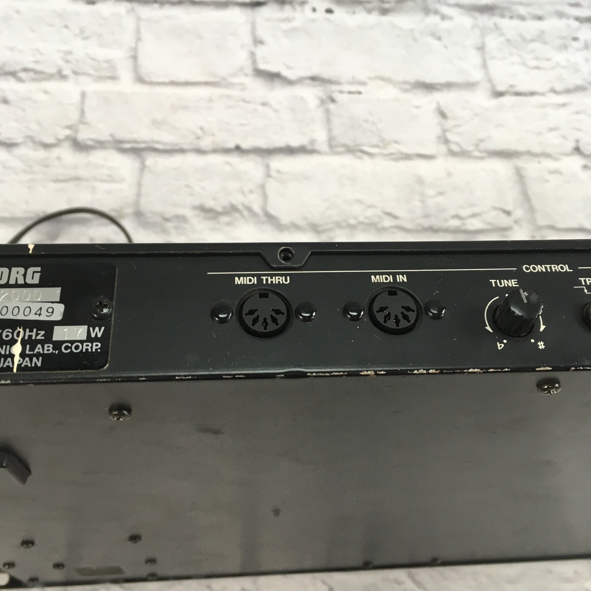 Korg SDD-2000 Digital Sampling Delay Rack Processor