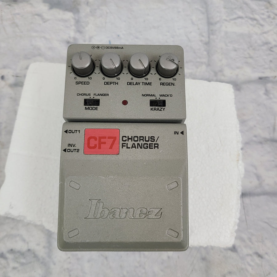 Ibanez Chorus Flanger CF7 Chorus Pedal