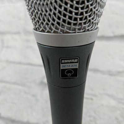Shure Beta 87A Handheld Supercardioid Condenser Microphone
