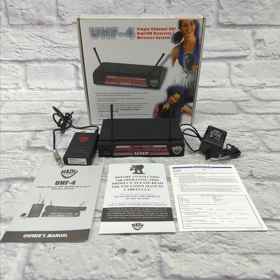 Nady UHF-4 UHF Wireless Diversity Guitar System