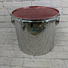 Ludwig Stainless Steel Drum 16x14 Olive Badge
