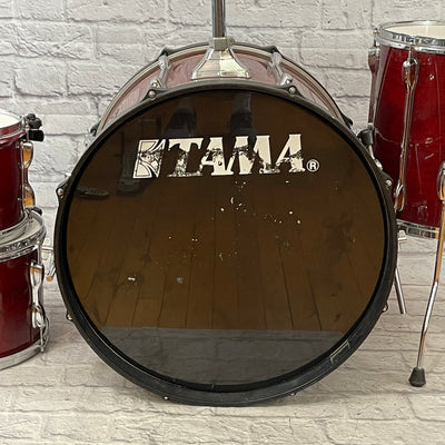 Tama Rockstar Custom 4 Piece Red Drum Kit