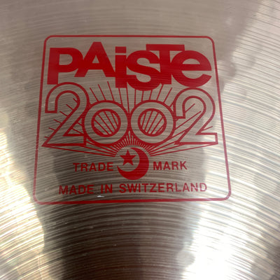 Paiste 20 2002 Ride Cymbal