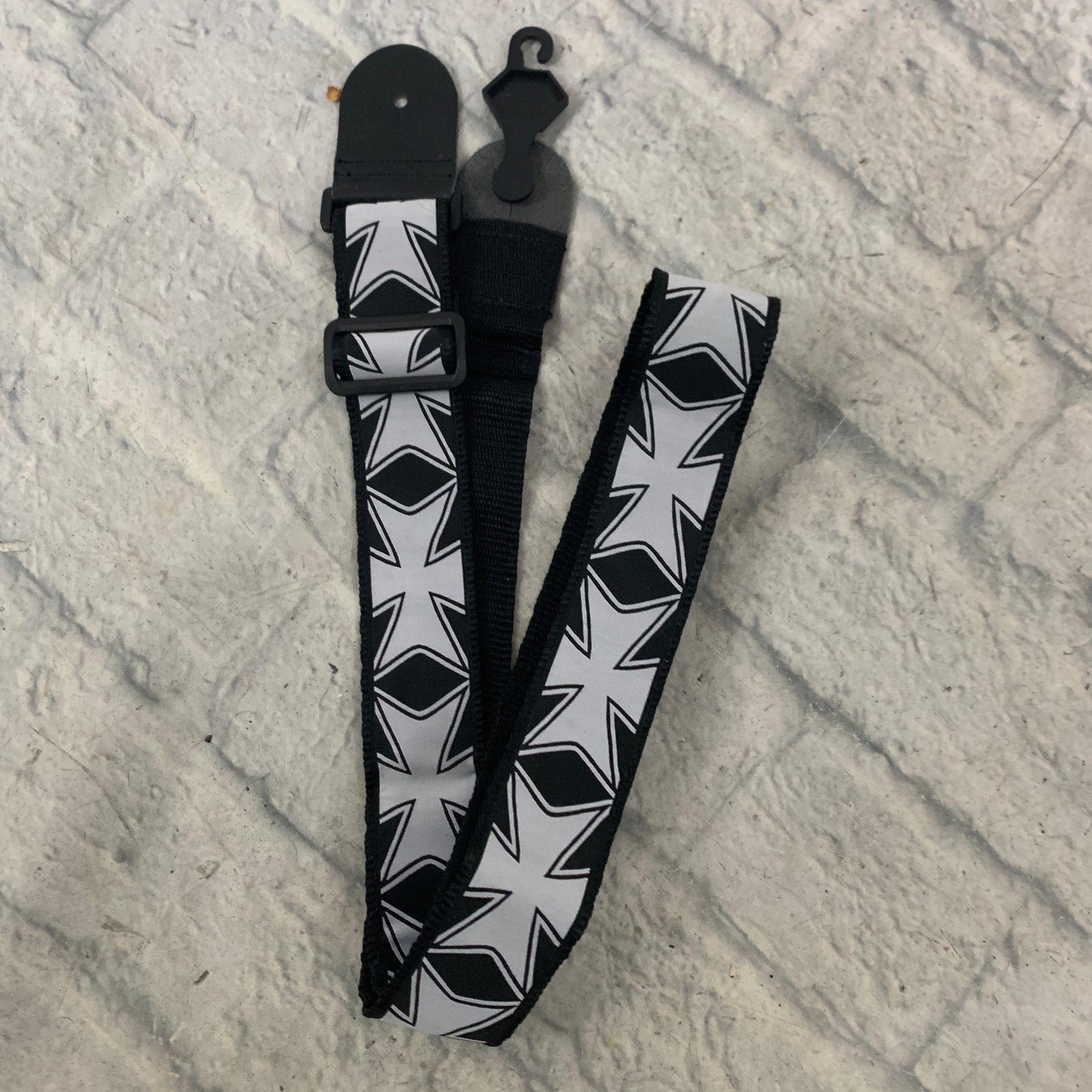 Rockstrap Silver Cross Guitar Strap